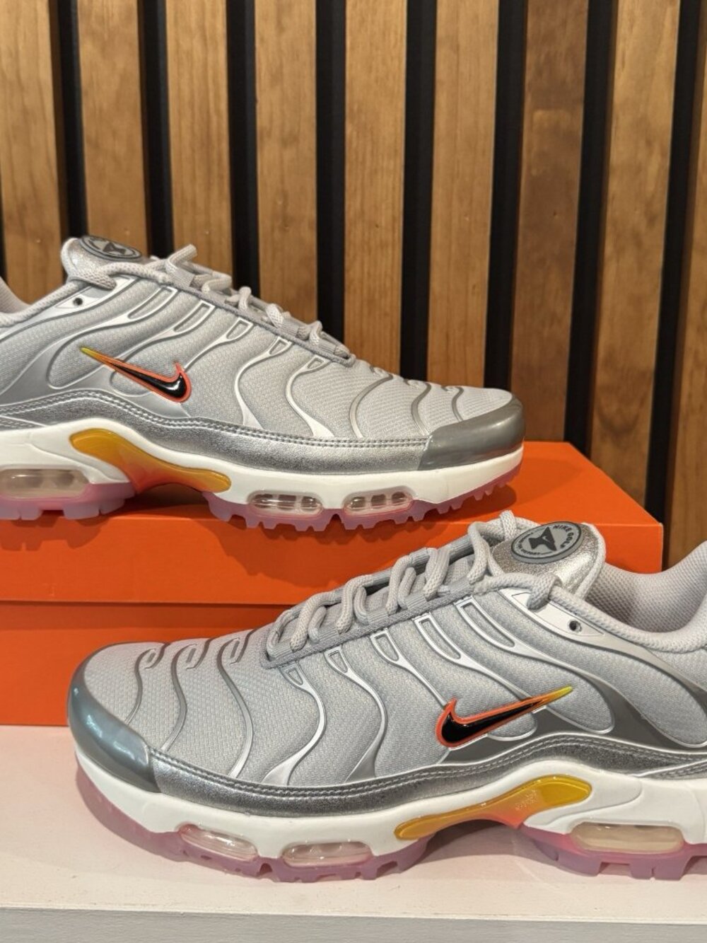 SIZE 10.5 MENS - Nike Air Max Plus Golf NRG US Open Silver HJ4518-001